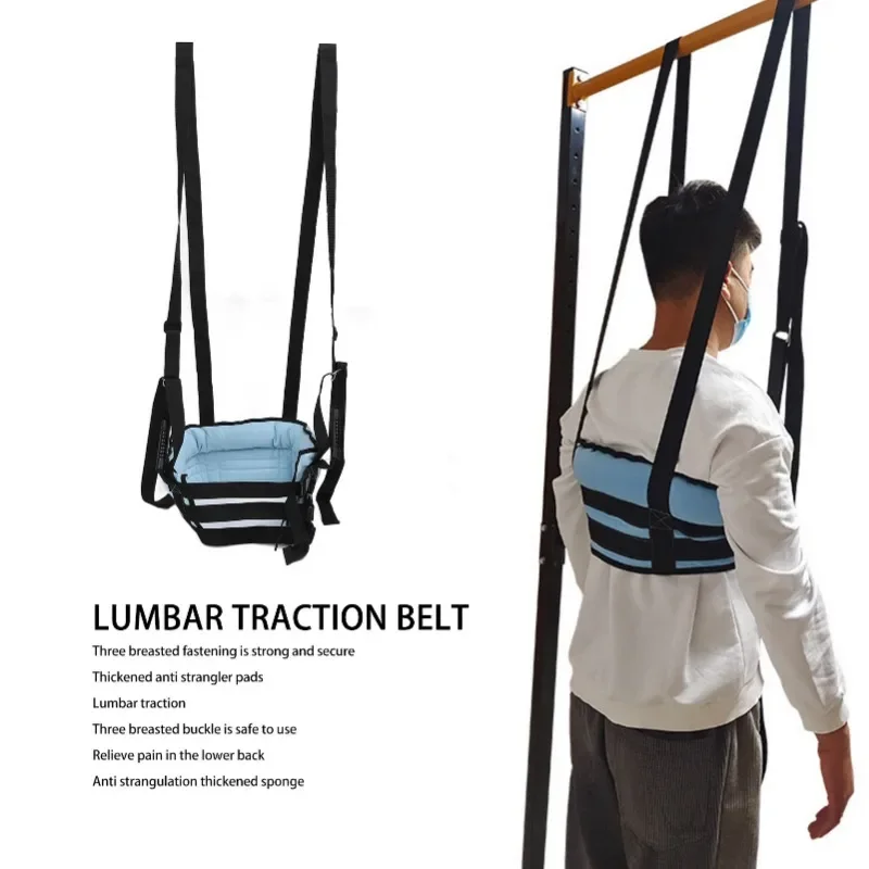 Adjustable Lumbar traction belt, home suspension Disc Stretcher,Spine Decompress Hanging Belt for Relief Back Pain Neuralgia