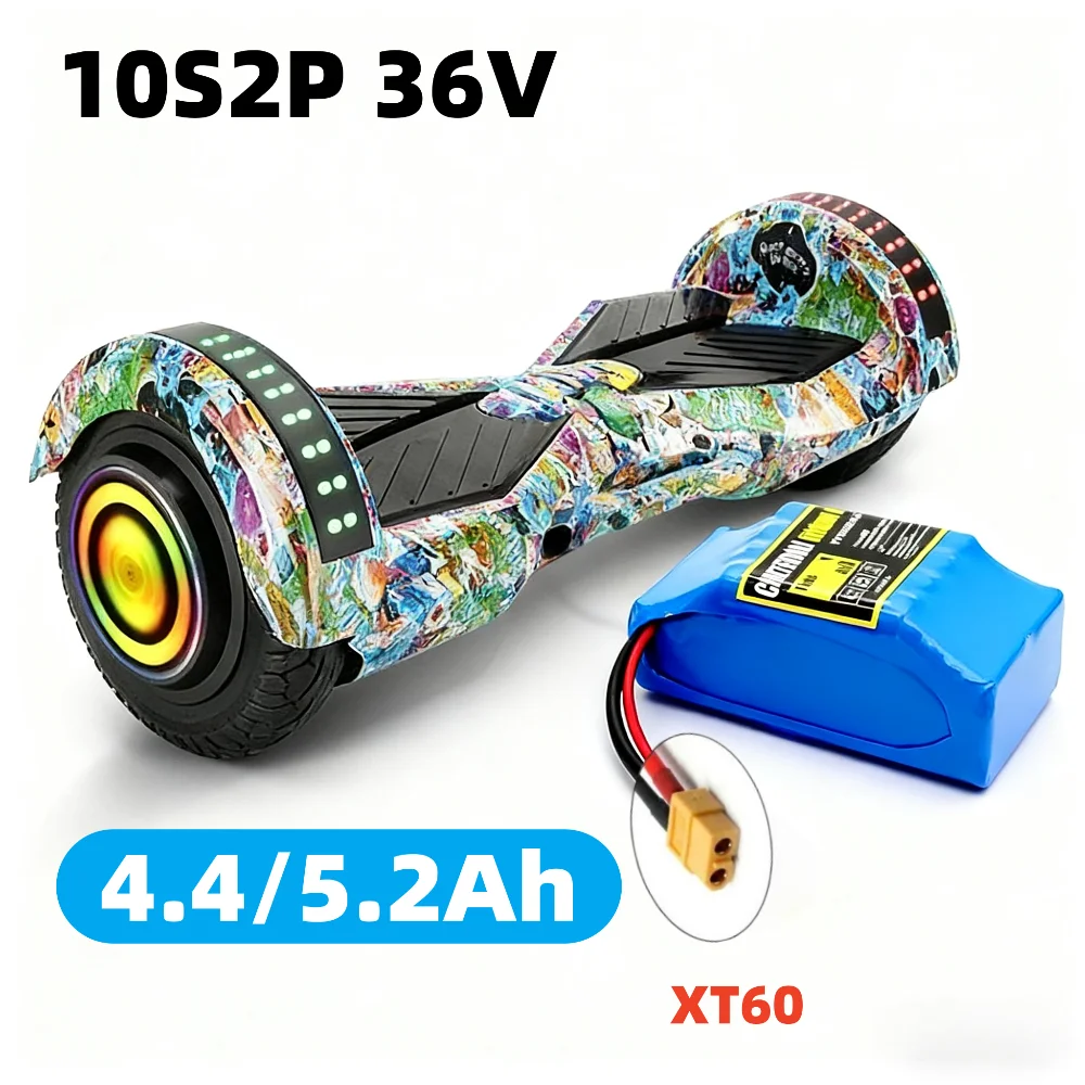 

36V 4400mAh / 5200mAh (10S2P) Lithium Battery - A Must - Have for Hover Boards, Electric Scooters and Twist Car Batteries