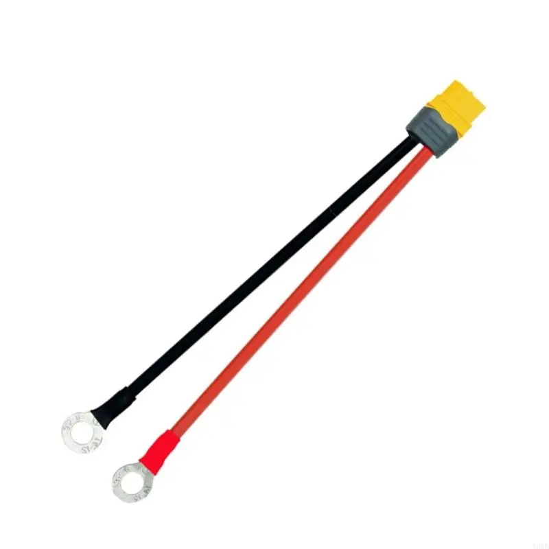 Y3ND XT60 to O Rings 10AWG Terminal Cable Length Perfect for Secure Connection in Electronics Antioxidant, AntiCorrosion