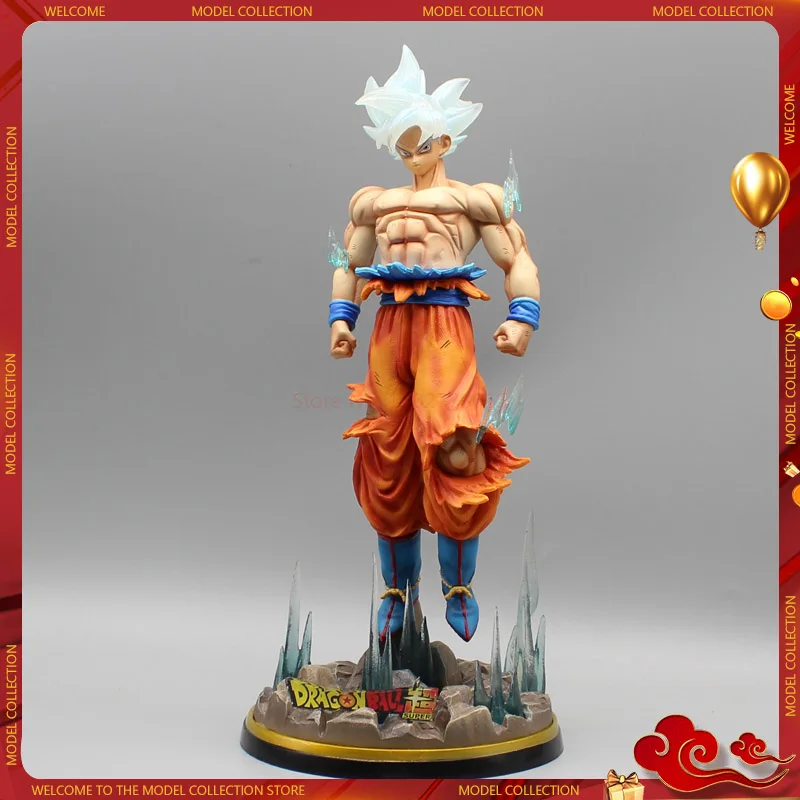 

32cm Dragon Ball Son Goku Vegetto Super Saiyan Ultra Instinct Migatte No Goku'i Anime Figures Pvc Figurine Statue Model Toy Gift