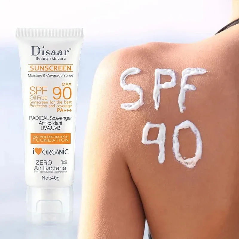 Disaar Facial Sunscreen Cream SPF 90 Body Protector Solar Lotion Original Facial Body Moisturizing UV Protection Sun Sunblock