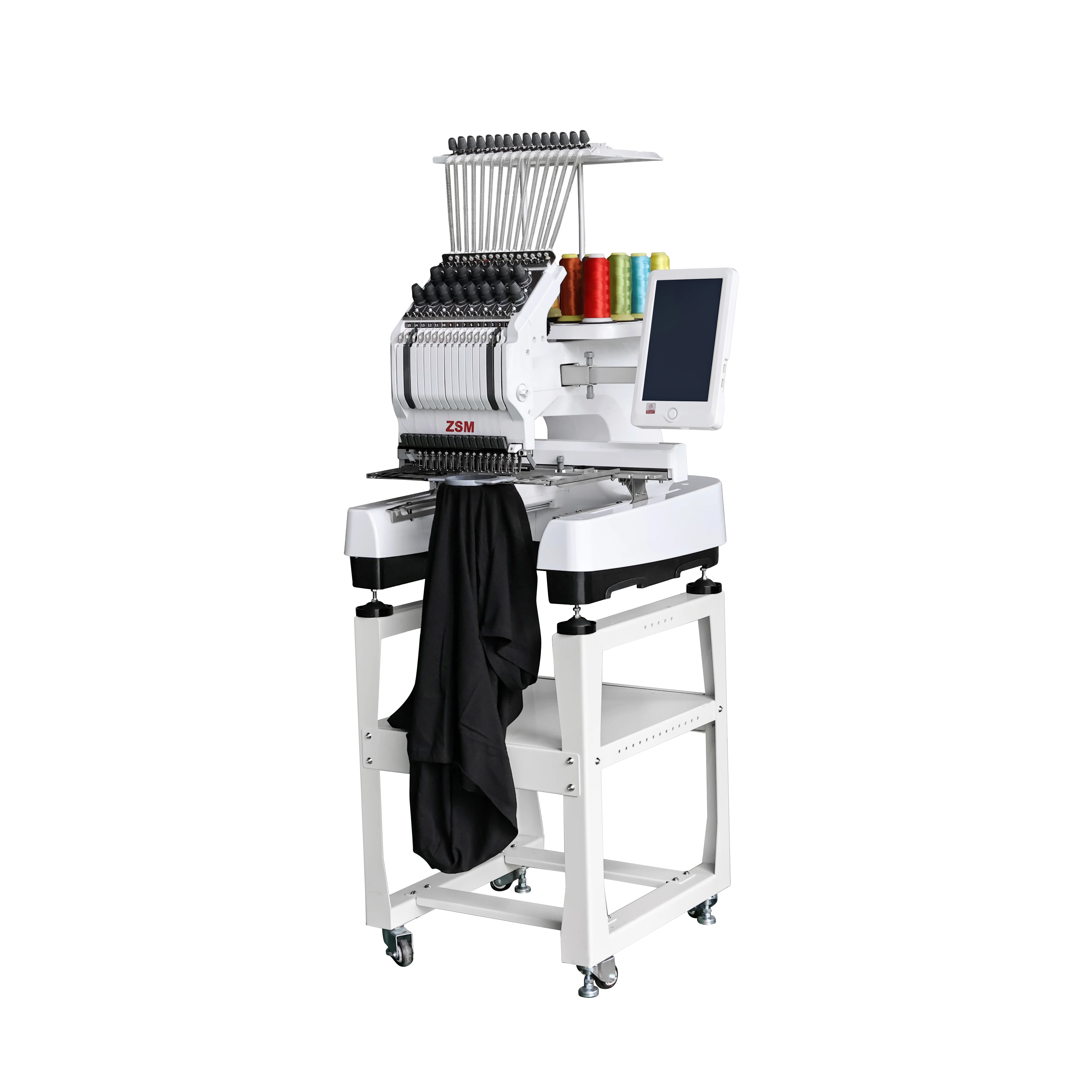 New One Head Flat Computerized Embroidery Machine with Motor & Engine for Home Use