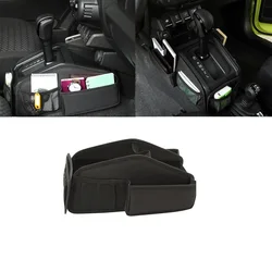 For Suzuki Jimny 2019 2020 2021 2022 2023 JB64 JB74 Interior Accessory Oxford Clot Car Gear Shift Storage Bag Organizer Tray