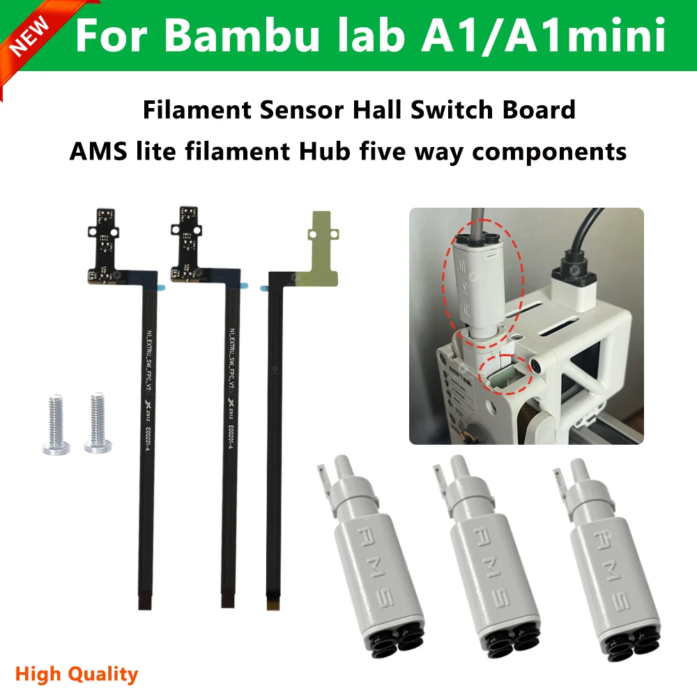 Bambu Lab 3D プリンタ AMS Lite フィラメントハブ 5 ウェイ