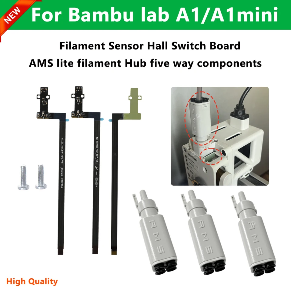 Bambu Lab 3D プリンタ AMS Lite フィラメントハブ 5 ウェイ