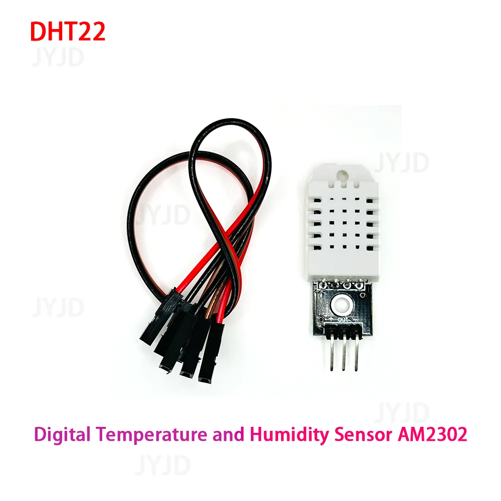 DHT22 Cyfrowy czujnik temperatury i wilgotności AM2302 Moduł + PCB z kablem do Arduino