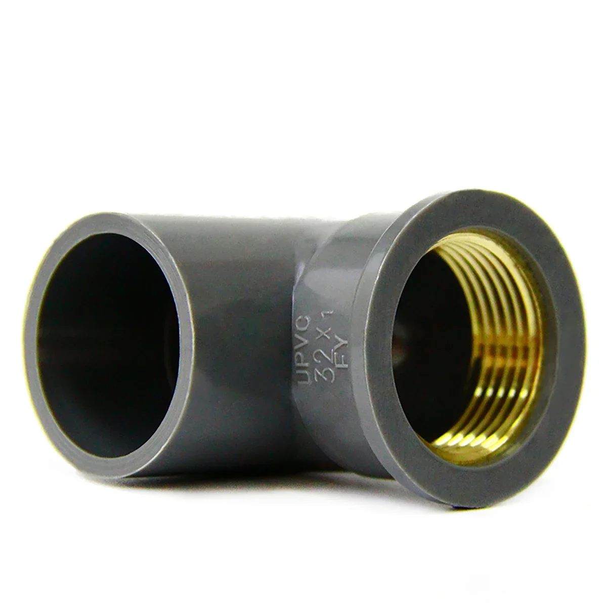 1Pc PVC Brass Elbow Connector 1/2" 3/4" 1" Female Thread to 20 25 32mm Water Pipe Fittings Irrigation Aquarium Fish Tank Adapter