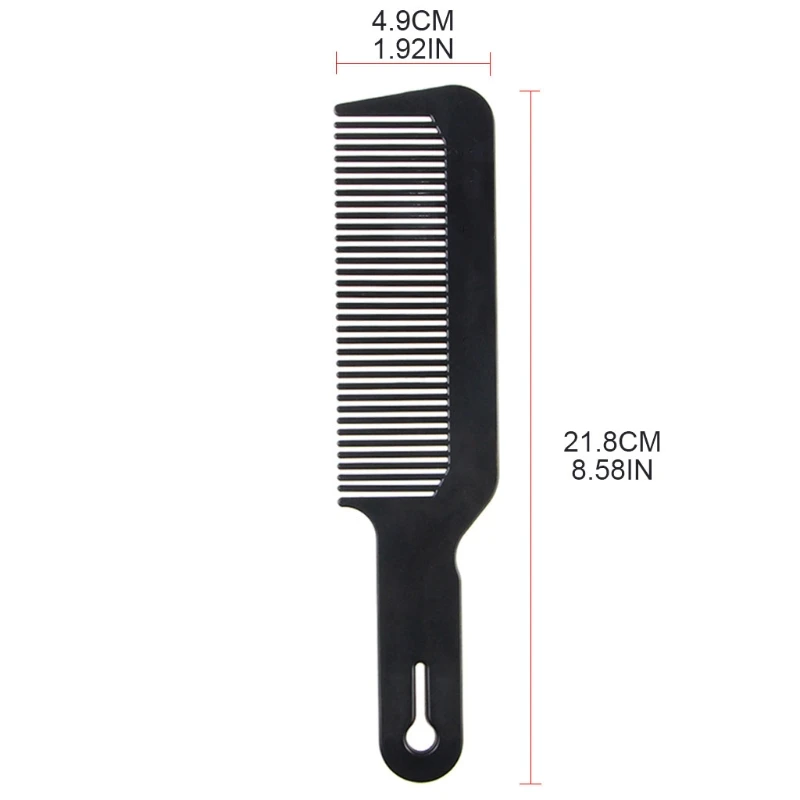 클리퍼 빗 이발사 플랫 탑 클리퍼 빗 미용 헤어 커팅 스타일링 도구 Dropshipping