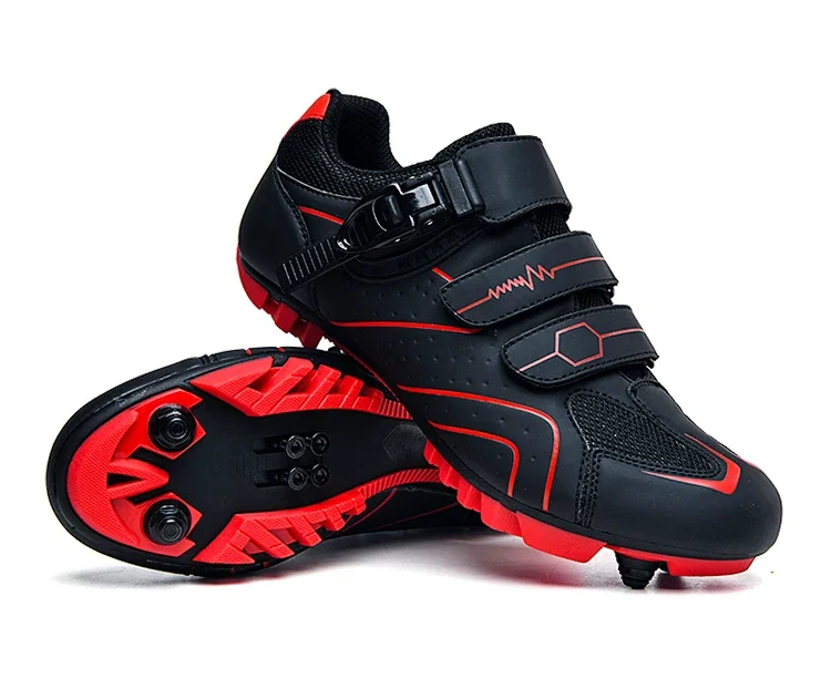 2023 Cycling MTB Shoes with Clits Men Route Cleat Road Bike Speed Flat Sneaker Racing Women Bicycle Mountain Spd Biking Footwear