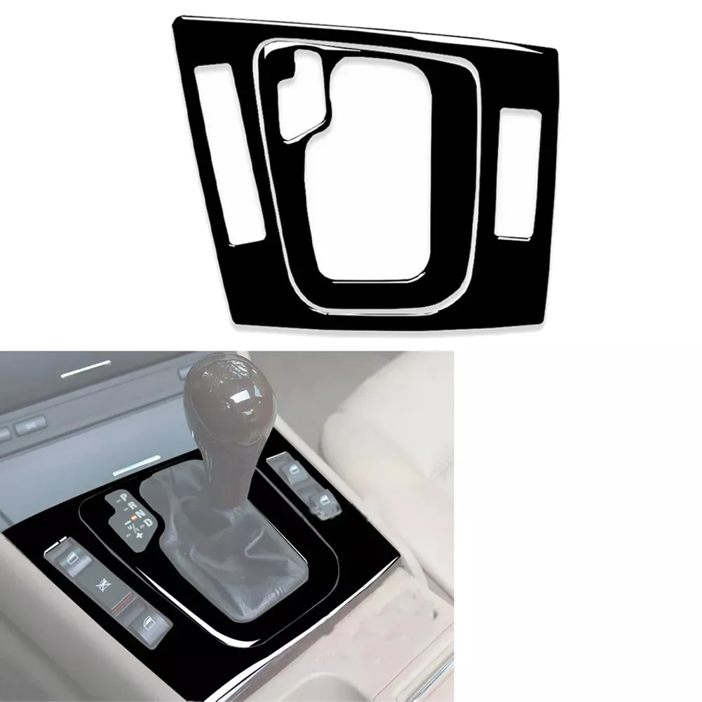 E46 Shift Panel Cover Piano Black Gear Shift Easy Installation Elegant Appearance Lightweight Design For 3 Series