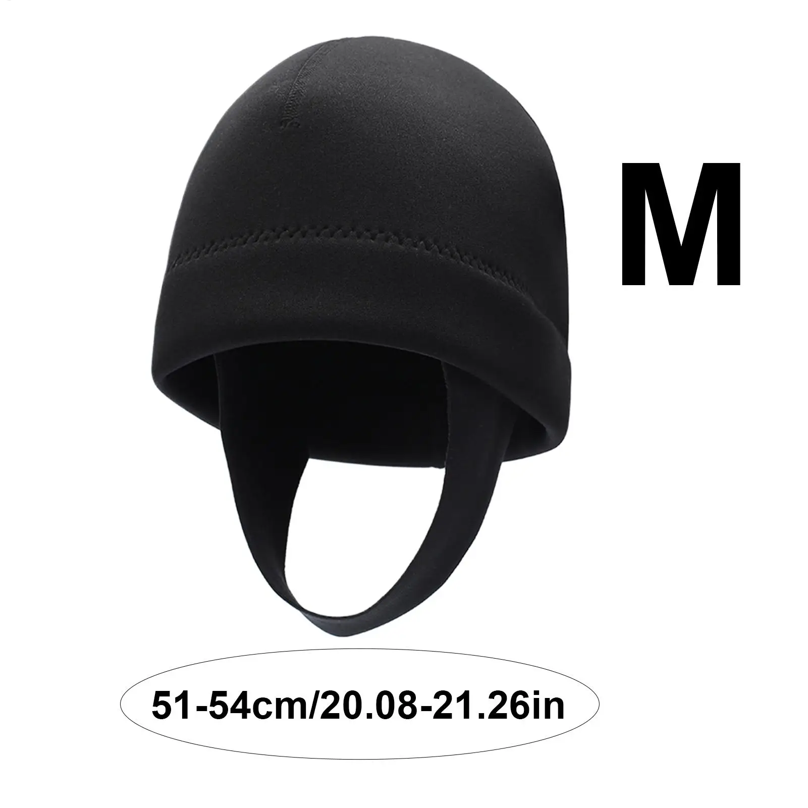 Diving Hood Elastic Thermal Surfing Hats Sun-Proof Surf Hats with Chin Strap Multipurpose Water Sports Gear for Cold Water