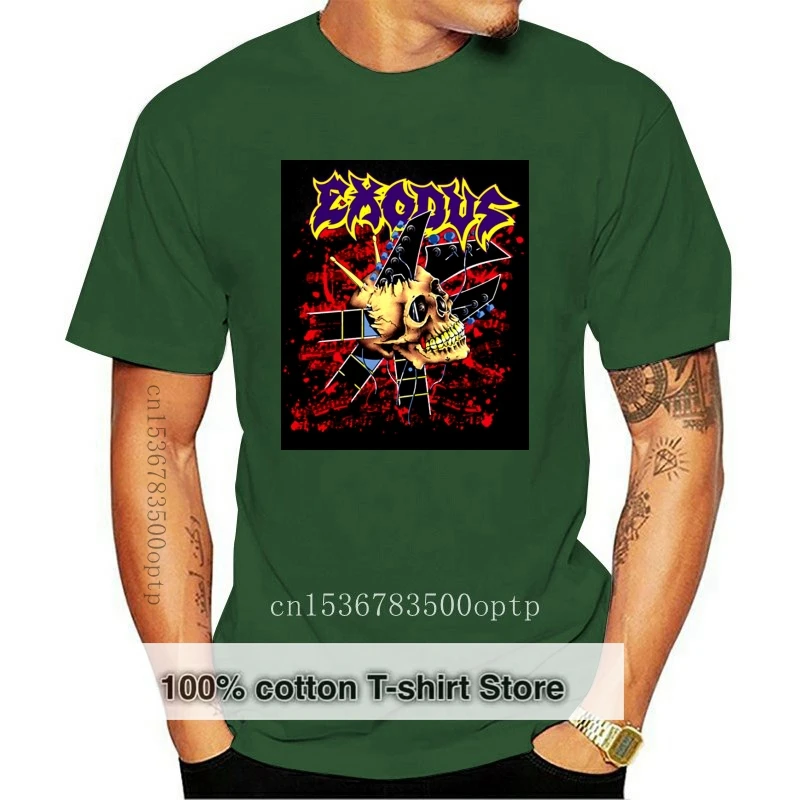 

Exodus Poster V2 T Shirt Black Trash Metal All Sizes S 5Xl
