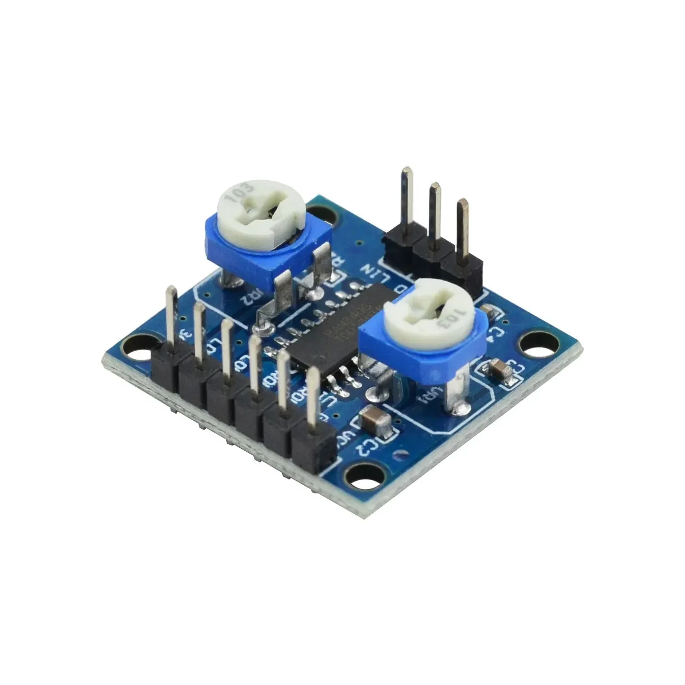 

PAM8406 Digital Amplifier Board With Volume Potentiometer 5Wx2 Stereo