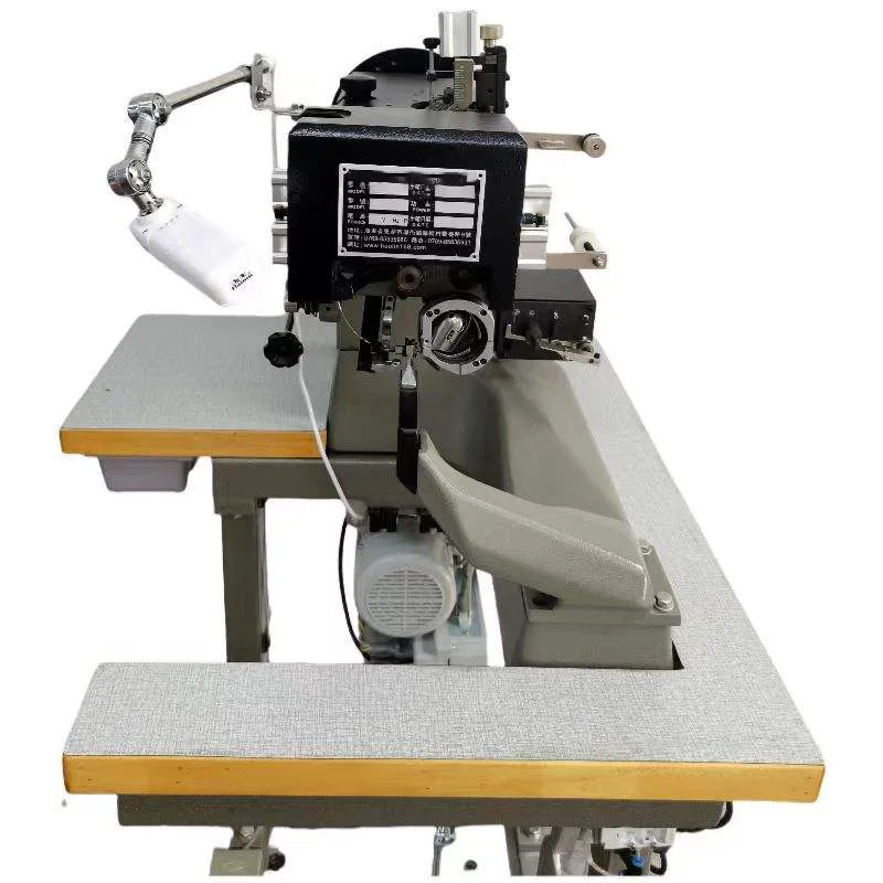 ماكينة خياطة جانبية ذات خيط مزدوج أوتوماتيكية صناعية لخياطة الأحذية