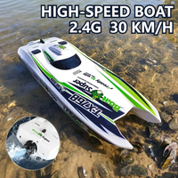 Rc Boats 40 Km/h 2.4G Turbojet Power,brushless Motor,long Lasting Endurance,sealed Waterproof,cooling System Rc Speed Boat Boy