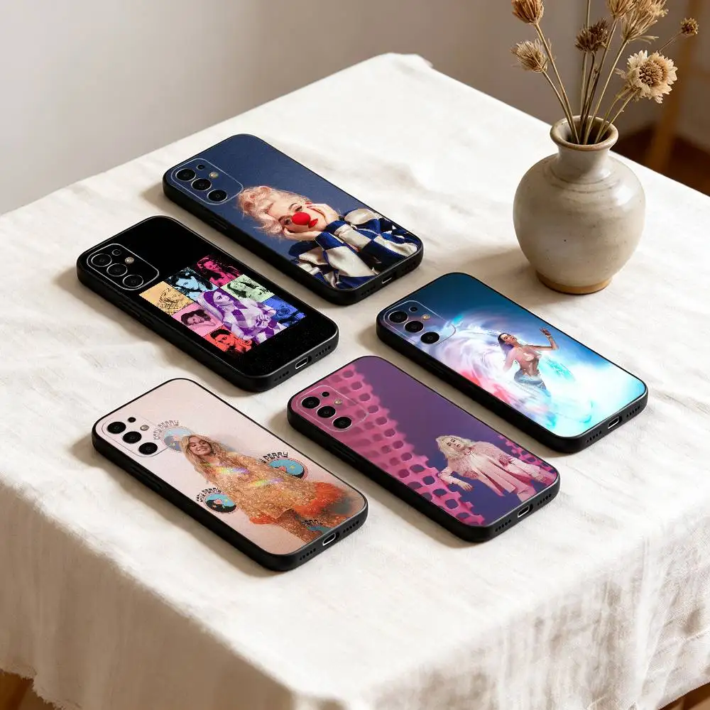 

K-Katy Perry Singer Phone Case For Samsung S25,S24,S21,S22,S23,S30,Ultra,S20,Plus,Fe,Lite,Note,10,Black Cover