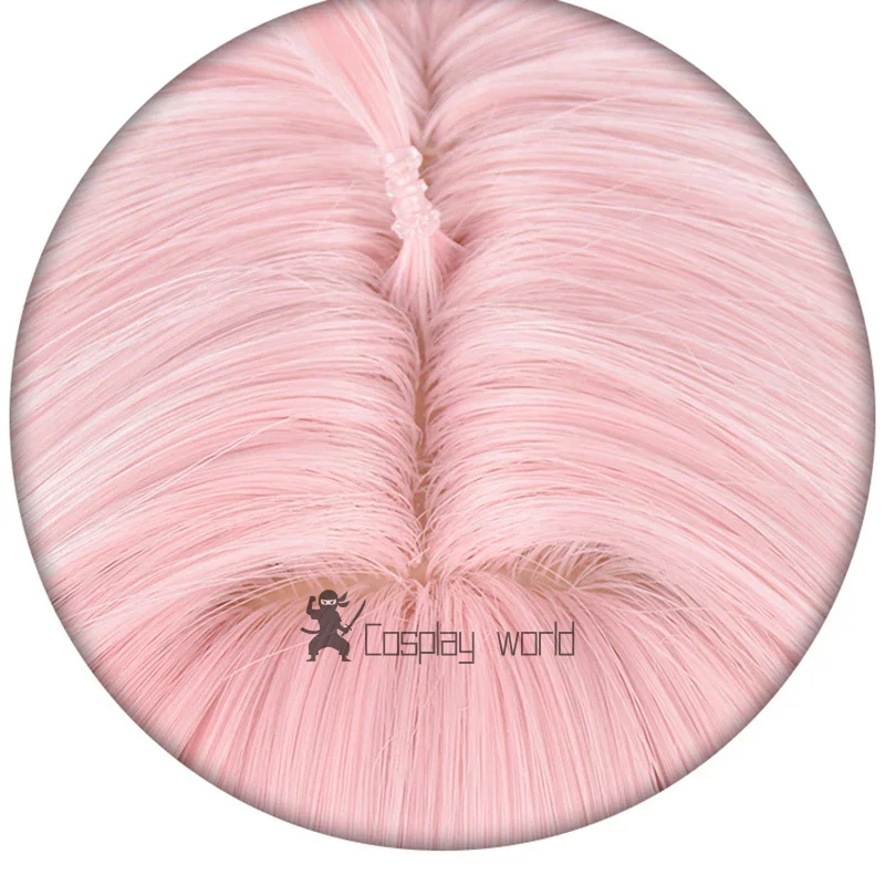 Encore Wig Wuthering Waves Cosplay 80cm Long Wigs Ponytail Heat Resistant Synthetic Hair Halloween Costume Party view 3