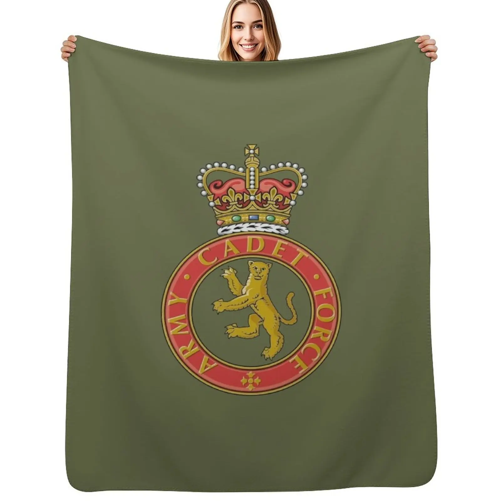 Army Cadet Force (ACF) - United Kingdom Throw Blanket Lightweight Cozy Blanket for Bed Sofa