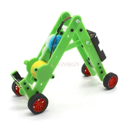 physical experiment equipment Mechanical reptile telescopic creeping robot model toy hand-assembled technology small production