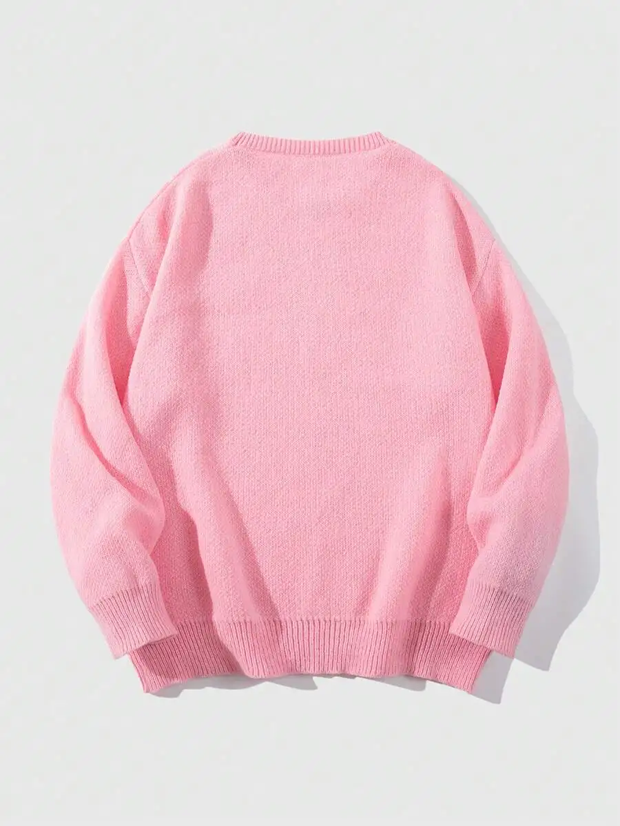 Black Gothic Spiderweb Knit Pullover Sweater for Halloween & Casual Wear