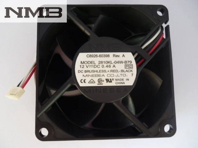 

1pcs For NMB 2810KL-04W-B79 7025 7cm 70X70X25MM DC 12V 0.46A Server Inverter PC Case Cooling fan