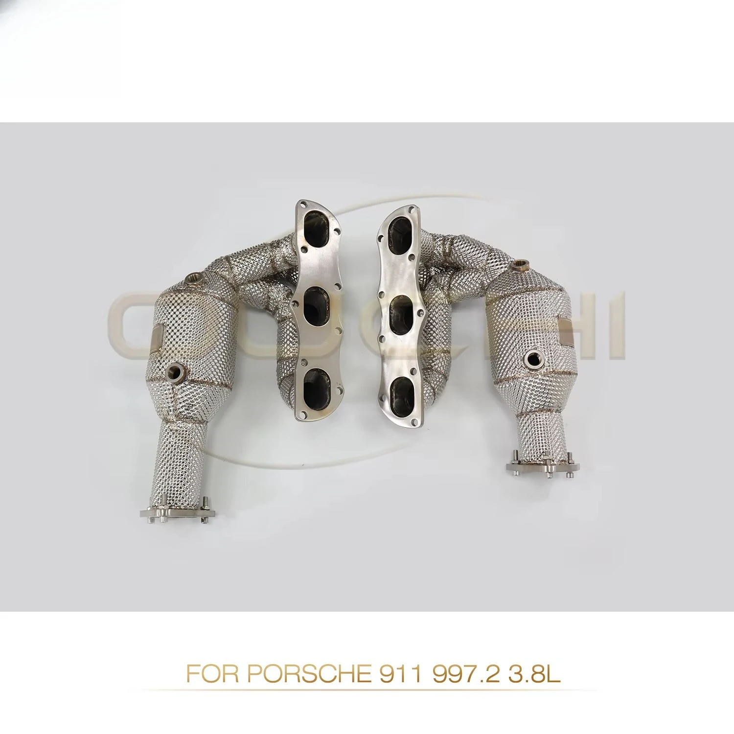 Ouchi Exhaust Manifold Header for  911 997.2 Carrera 4S/Carrera S/Carrera 4 GTS2009-+ 3.8L Stainless Steel Exhaust System