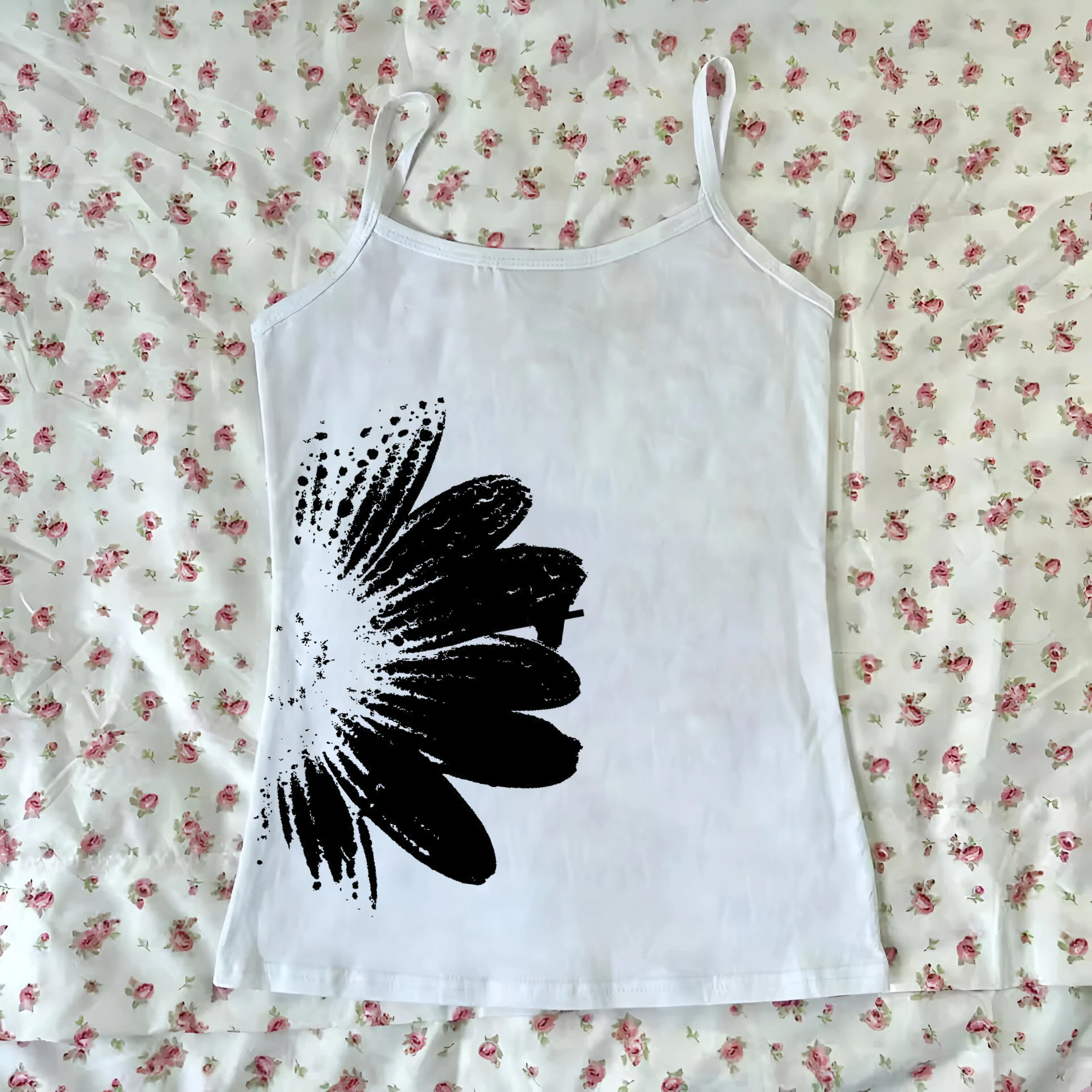 Spring and summer Korean Y2K women's sexy camisole top sexy slim fit without losing monotony pure camisole