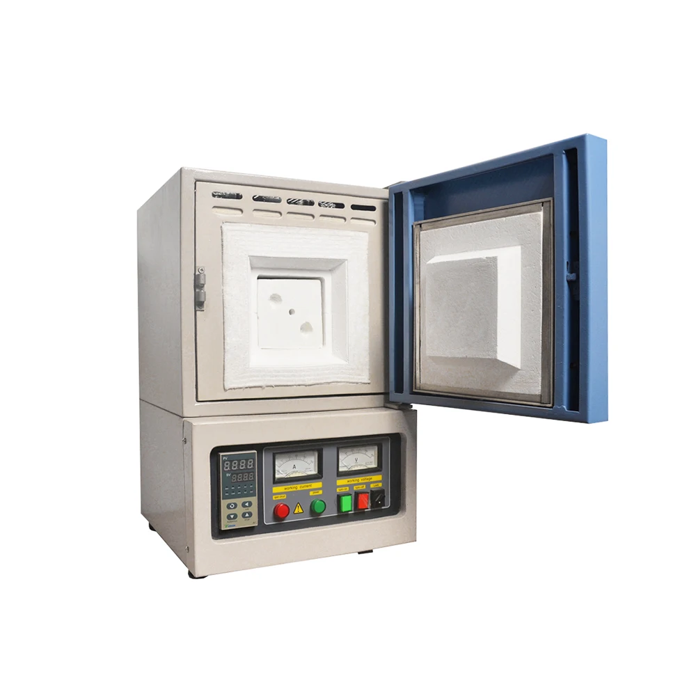 1000 1600 1800 Degree High Temperature Electric Heat Treatment Lab Muffle Furnace, Box Chamber Furnace