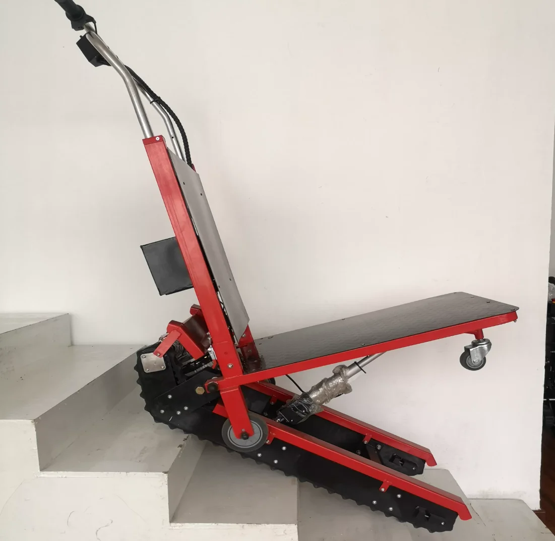 

Load Climbing Machine Elderly Stair Climber Motorized Stair Dolly 3 Wheels Climber Crawler Steps Foldable
