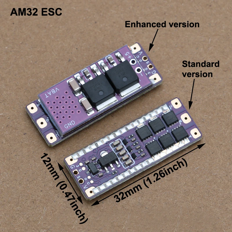 1PC 30A/40A 2-4S AM32 ESC AT32 Główny regulator prędkości Mini narzędzie do jazdy dla 1/18 1/24 SCX24 RC Crawler Car Bezszczotkowy silnik
