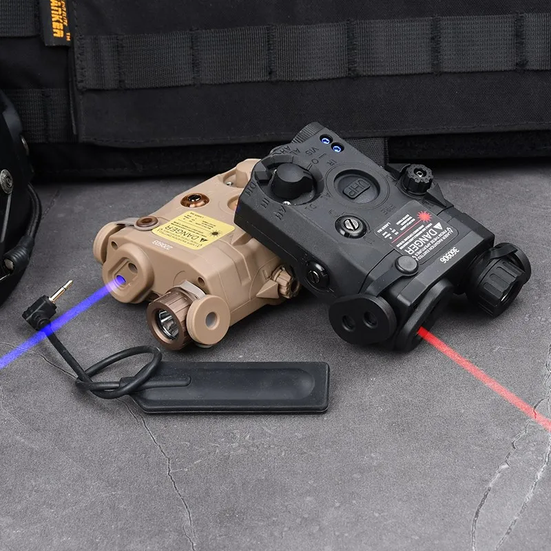 Imagem -03 - Wadsn-lanterna Tática para Airsoft Laser Ponto Vermelho Verde e Azul Caixa de Bateria Peq15 ir Visão Noturna Iluminação Arma