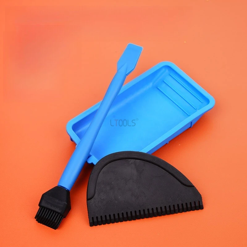 

Вспомогательный инструмент для клейкой склеивания Силиконовая мягкая щетка Набор силиконовых раковин Маленький и удобный инструмент, легко носить с собой и мытье