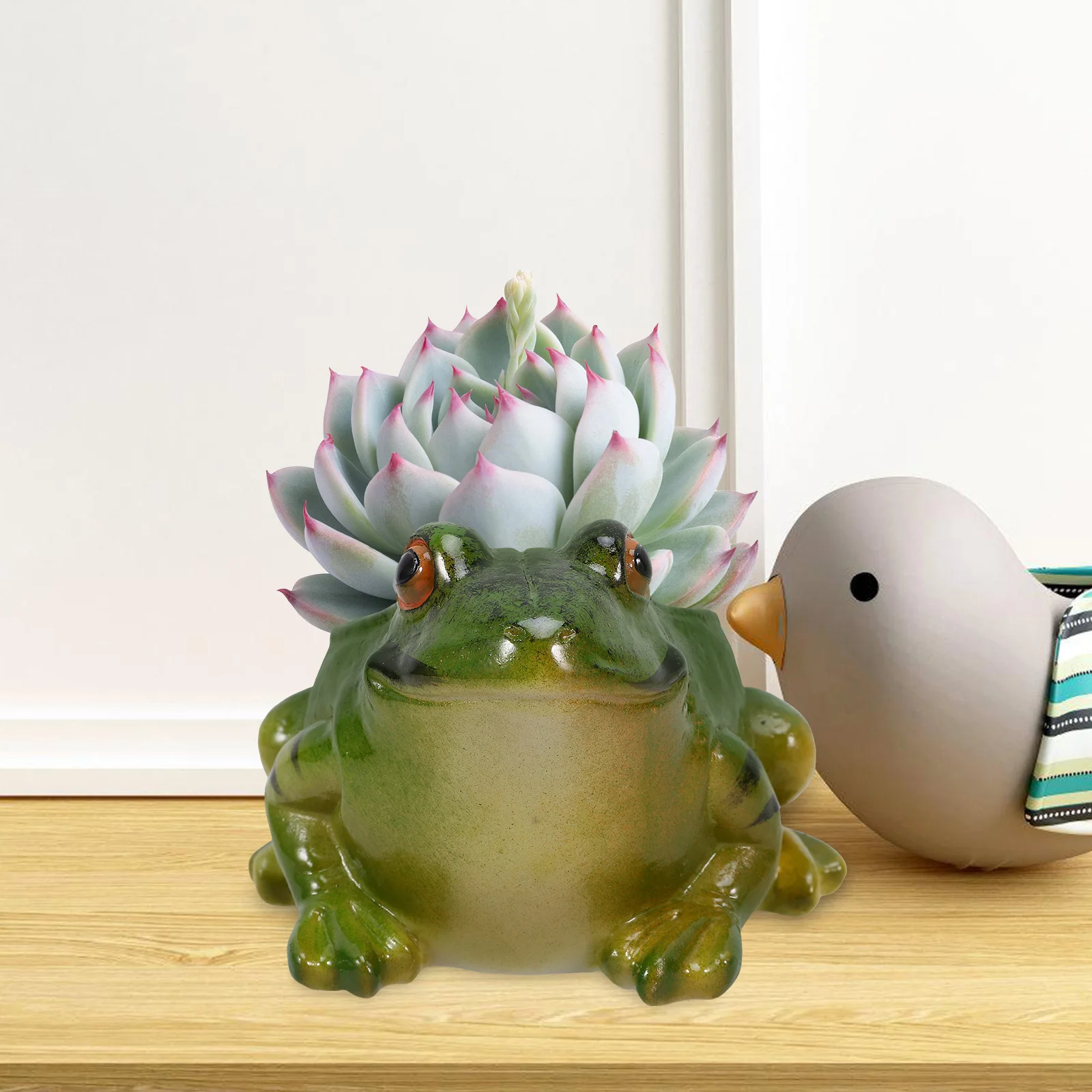 

Frog Succulent Green Plant Decoration Indoor Plants Glass Ceramic Planters for Outdoor
