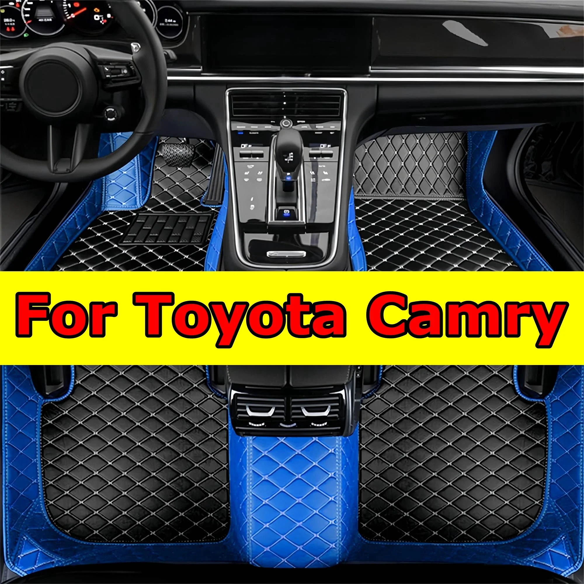 

Утолщенные автомобильные коврики для Toyota Camry 2006, 2007, 2008, 2009, 2010, 2011, XV40, полностью кожаные напольные вкладыши с полным покрытием, водонепроницаемые