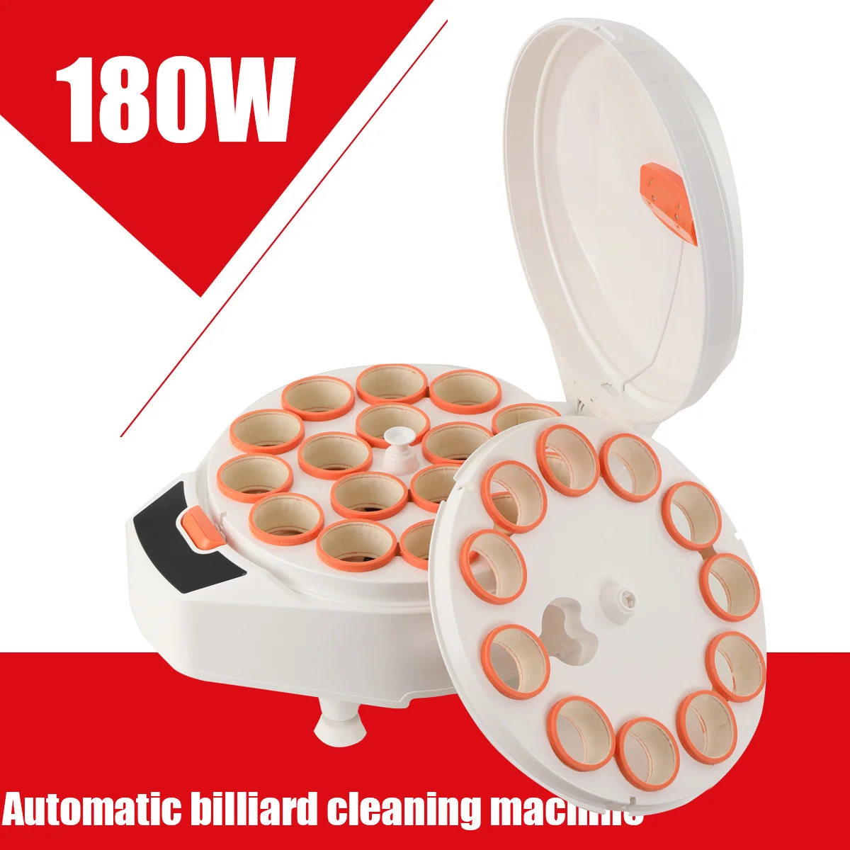 Limpiador automático de bolas de billar, accesorio de limpieza de 16 bolas, con Control de pantalla táctil, 180W