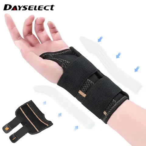 1PC Breathable Copper Fiber Compression Wrist Brace Support Sleeve Adjustable Sports Wristband Injury Recovery Sprain Prevention