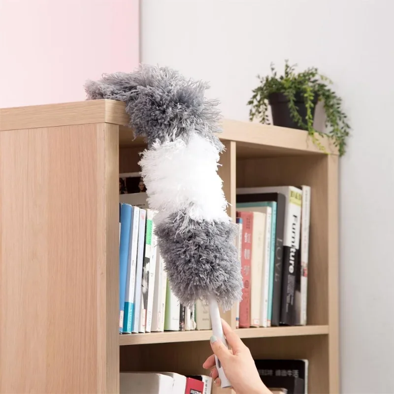 Spolverino in microfibra Spolverino allungabile Spazzola per pulizia Telescopico Catcher Acari Gap Rimozione polvere Spolverini Strumenti per la pulizia della casa