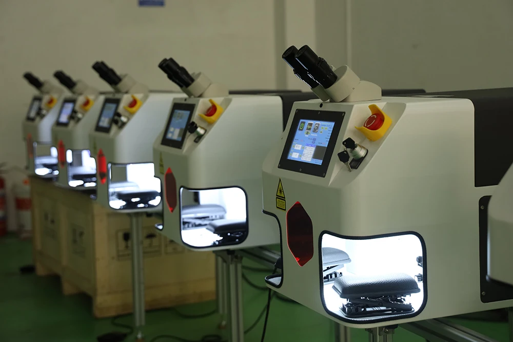 DMK Biżuteria Zgrzewarka punktowa Laser YAG 150W Sterowanie ekranem dotykowym Sterowanie ekranem dotykowym do złotego srebrnego łańcuszka Pierścionek wisiorek