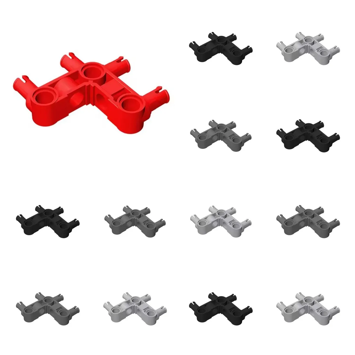 50pcs 55615 Pin Connector Perpendicular 3 x 3 Brick Collections Bulk Modular GBC Toys For Technical MOC DIY Building Blocks Comp