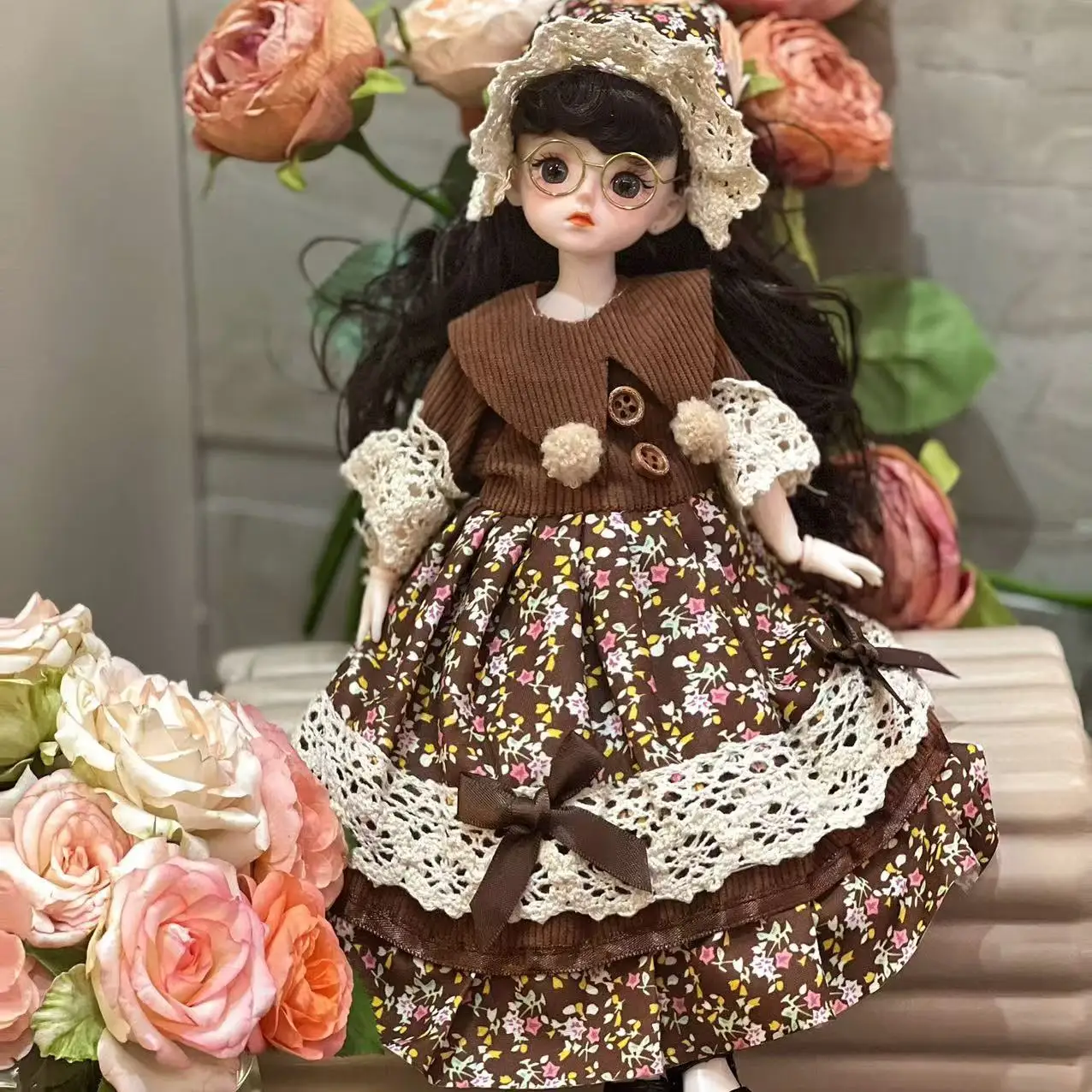 BJD Doll Clothing 6 minutes 30 centimeters, BJD Accessories, Changing Princess Skirt Set, Lady Princess (without Doll)
