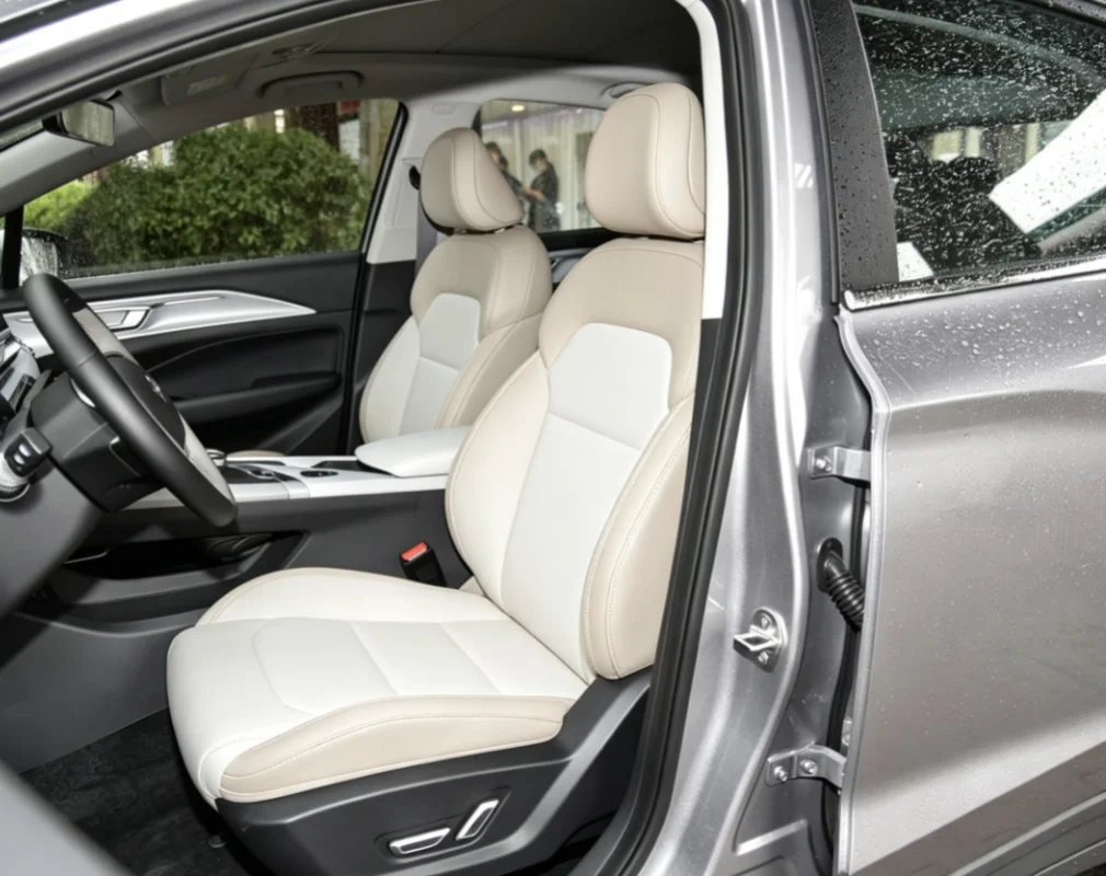 Für Geely Geometry C 2020 Maßgefertigte Autositzbezüge Luxuriöses Nappaleder 100% Passgenau Innenraumzubehör 360 ° Vollständige Abdeckung – Detail 1