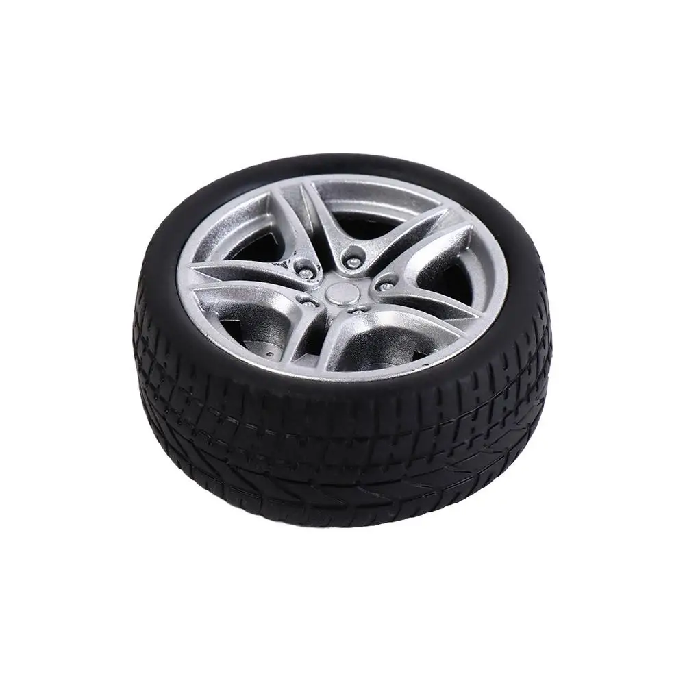 

Easy Install Rubber Car Tire Model Removable DIY Model Car Wheels Vehicle Rotatable Toy Car Modified Parts Toy Car