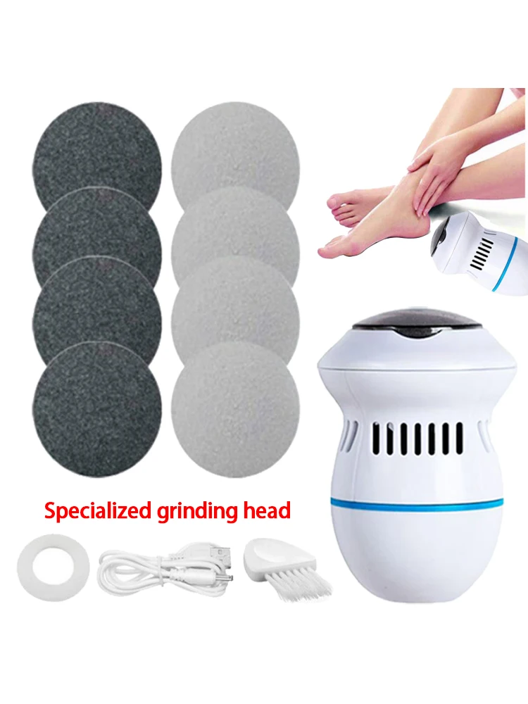 Lime à pied à rouleau remplaçable, 6 pièces, pédicure, peau dure et morte, dissolvant de callosités, recharges, rouleaux de remplacement, accessoires pour limes à pied