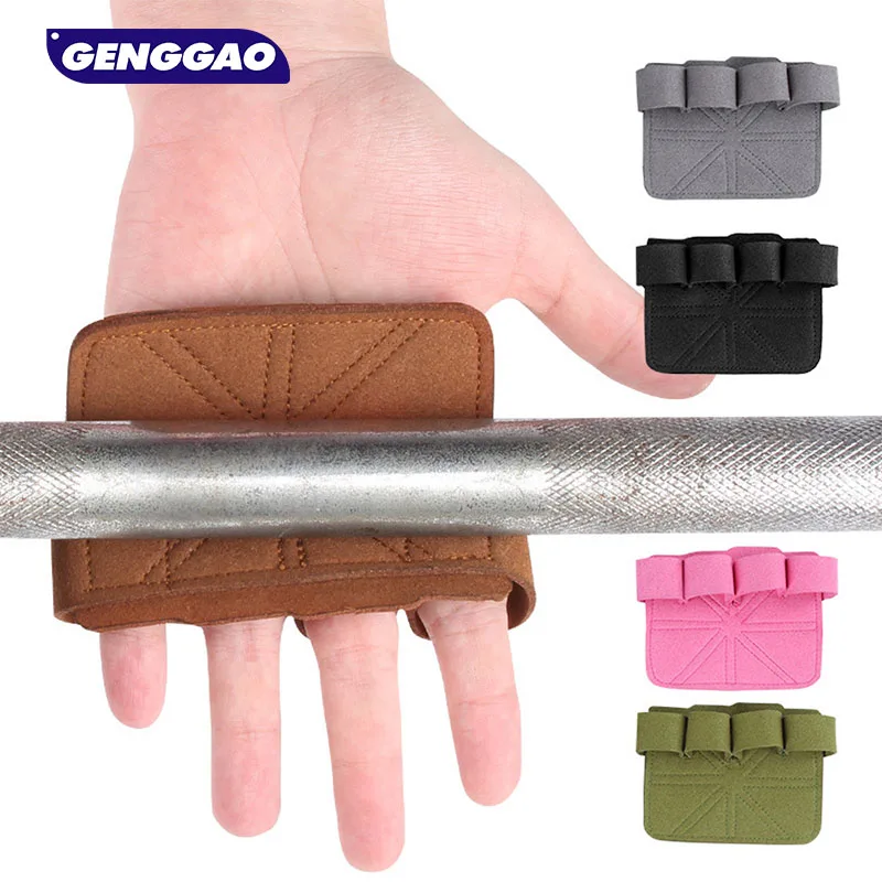 1Pair Workout Weight Lifting Fitness Gym Barehand Gloves, Rowing Non-Slip Callus Guard Padded Grip for Hand Palm Protection