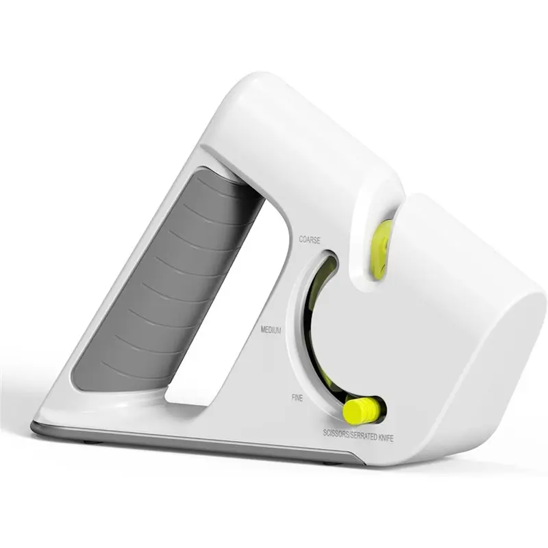 

【COMELY】Safe& Easy To Use 4-In-1 Knife Sharpener For Kitchen Pocket Knives- Helps Repair, Restore, Polish Blades