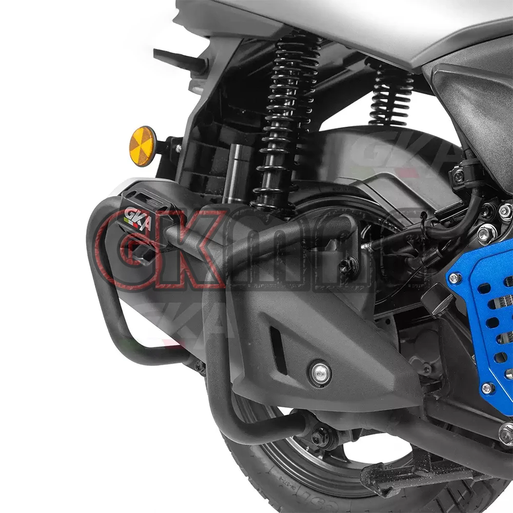 New Fit For Burgman 15 150 UFR150 Motorcycle Modified High Carbon Steel Exhaust Guard Anti-collision Exhaust Bumper
