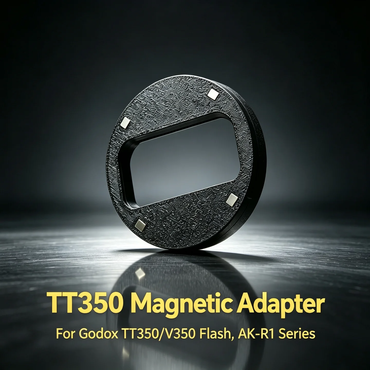 Snoot Flash Modifier - Magnetic Adapter Ring for Godox TT350