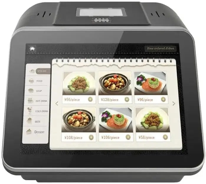 8 Inch Price Checker Barcode Scanner, 1D/2D Reader, HD Touch Screen, WiFi, RJ45 LAN Supported, Convenient Wall Mounted·Hot Sale