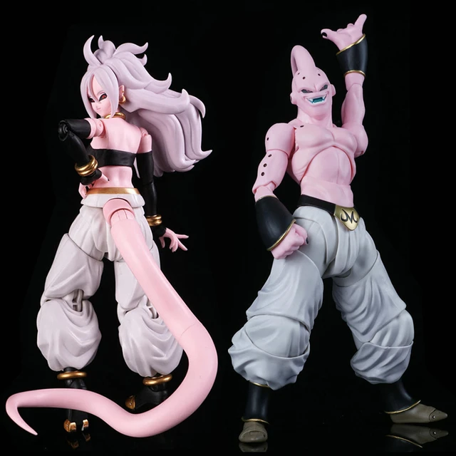 16センチメートルshfドラゴンボールzのandroid #21アクションフィギュアアニメ魔人ブウ pvcコレクション人形関節可動モデルおもちゃプレゼント子供のための