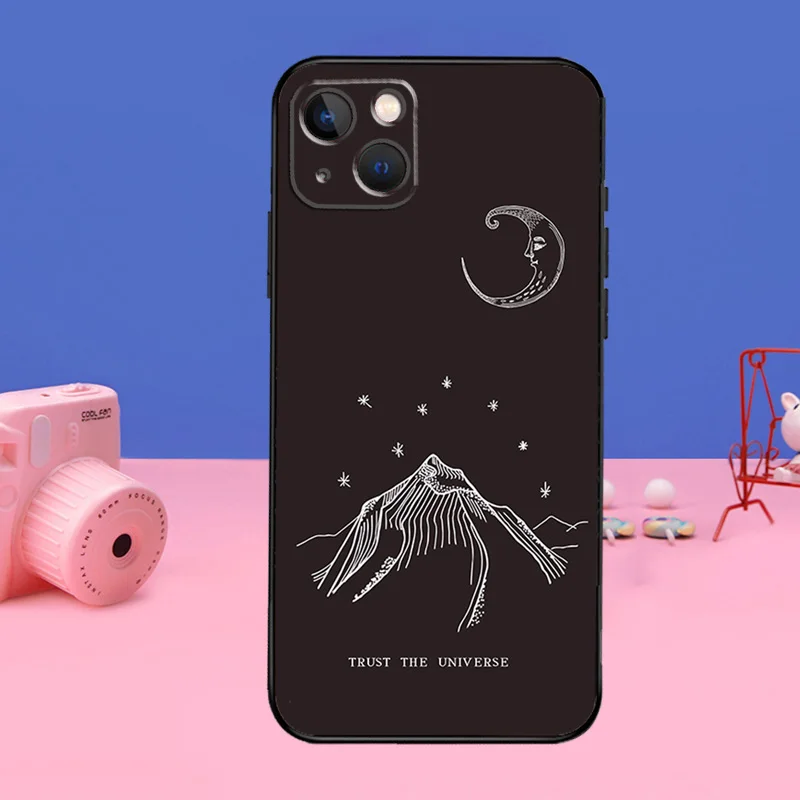 Witches Moon Witchy Mystery Totem Phone Case For iPhone 14 13 12 Mini 11 Pro Max SE 2020 6 7 8 Plus X XS Max XR Cover Shell